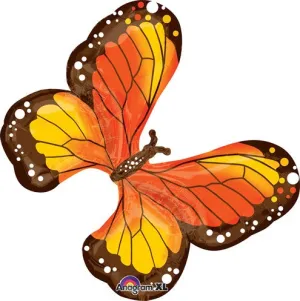 31" SuperShape Beautiful Monarch Butterfly Balloon 