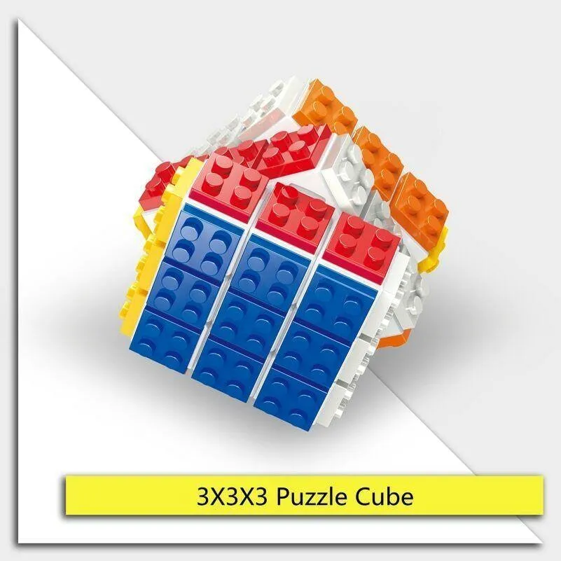 3x3x3 Cube Building DIY Blocks Cube - Unleash Your Creativity and Construct Your Own Puzzle