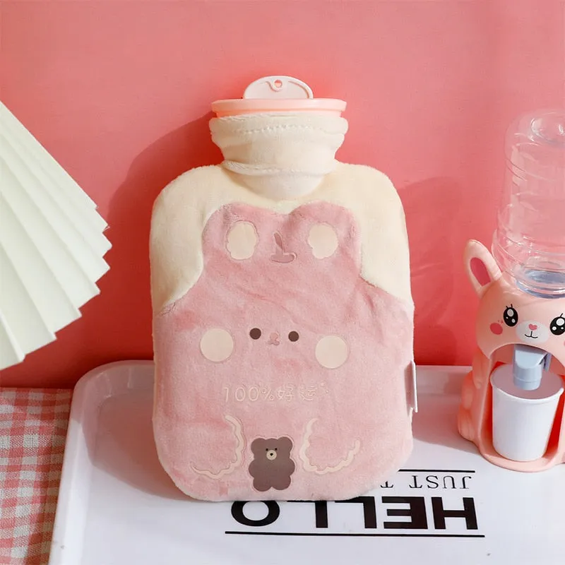 500/1000ml Kawaii Bear Hot Water Bottle