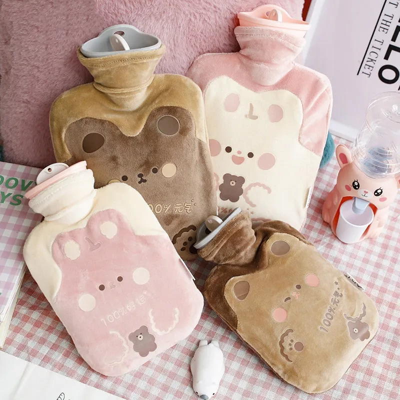 500/1000ml Kawaii Bear Hot Water Bottle