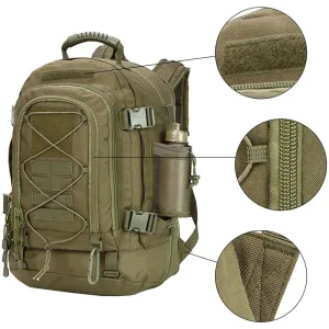 65L Large Tactical Backpack Expandable Military Hiking Camping Rucksack for Men