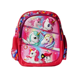 7832 SCHOOL BAG PACK UNICORN 14INCH