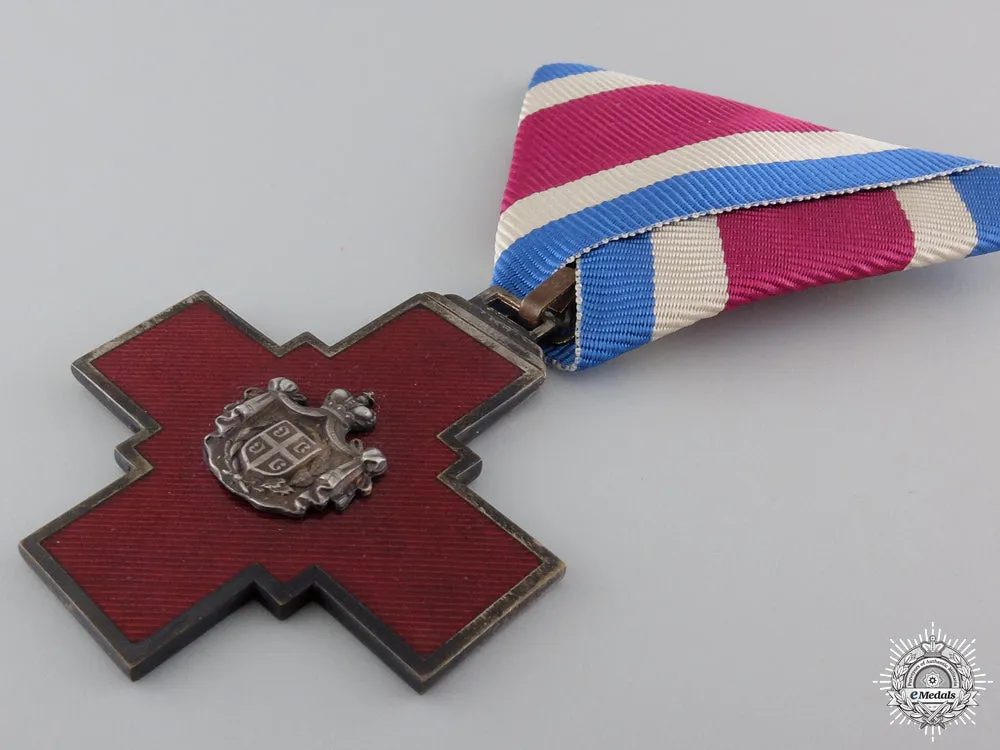 A 1876 Serbian Red Cross Decoration