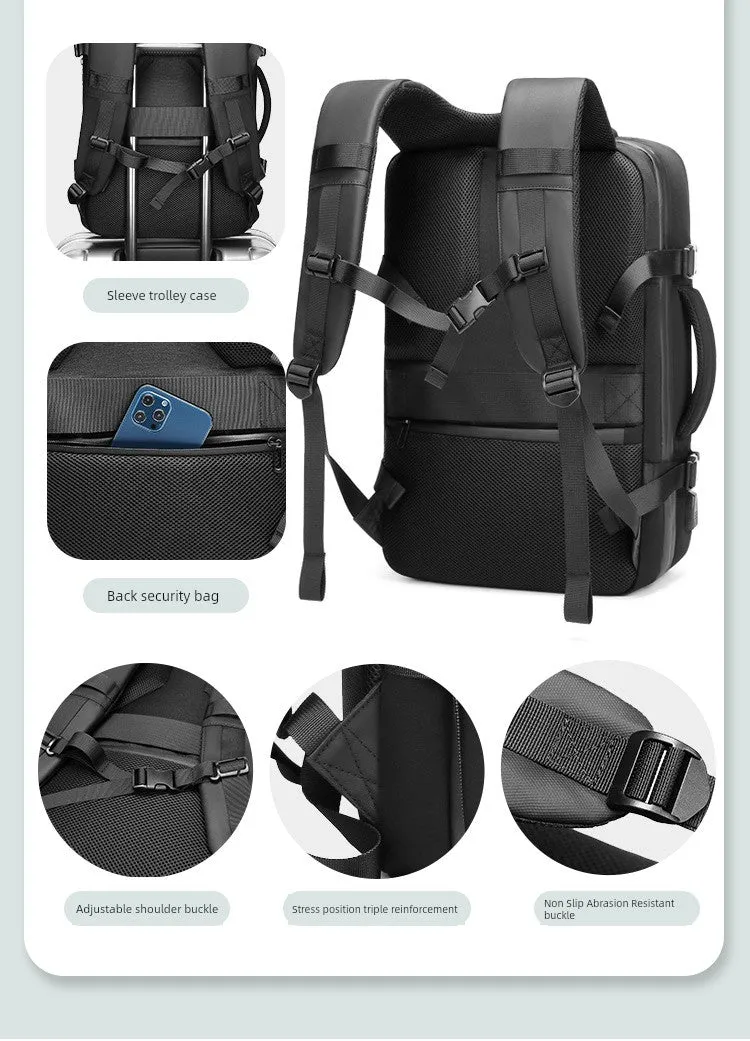 Airback Expanded External USB Vacuum Compression Backpack