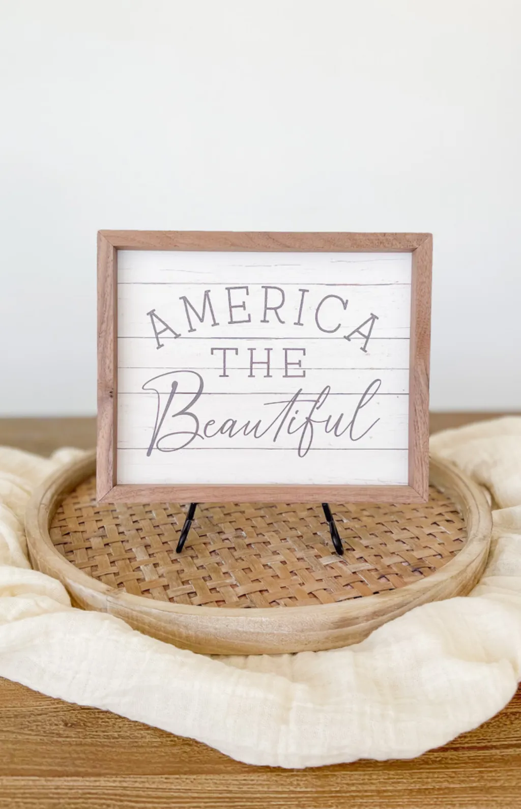 America The Beautiful Sign