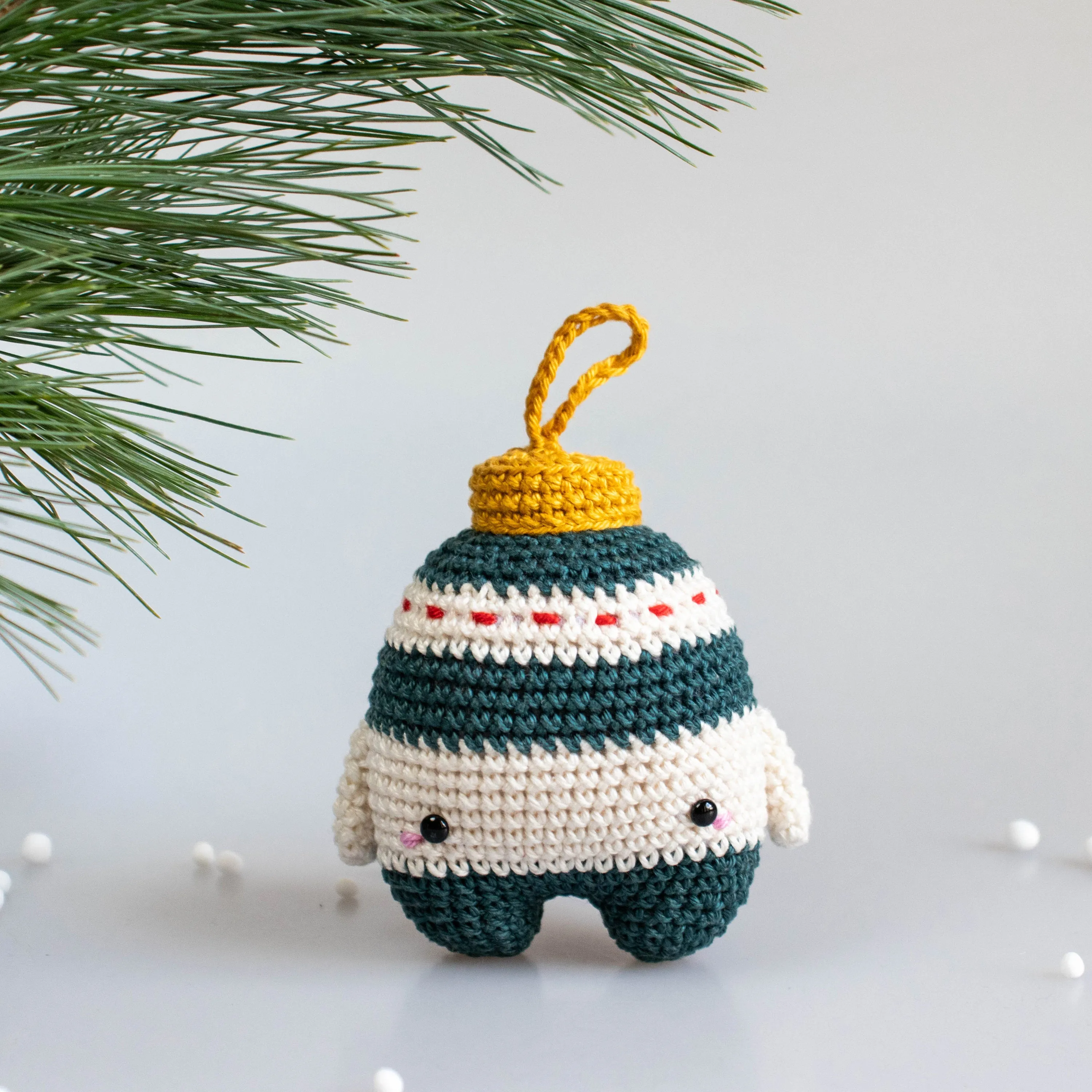 Amigurumi Crochet Kit . Christmas II