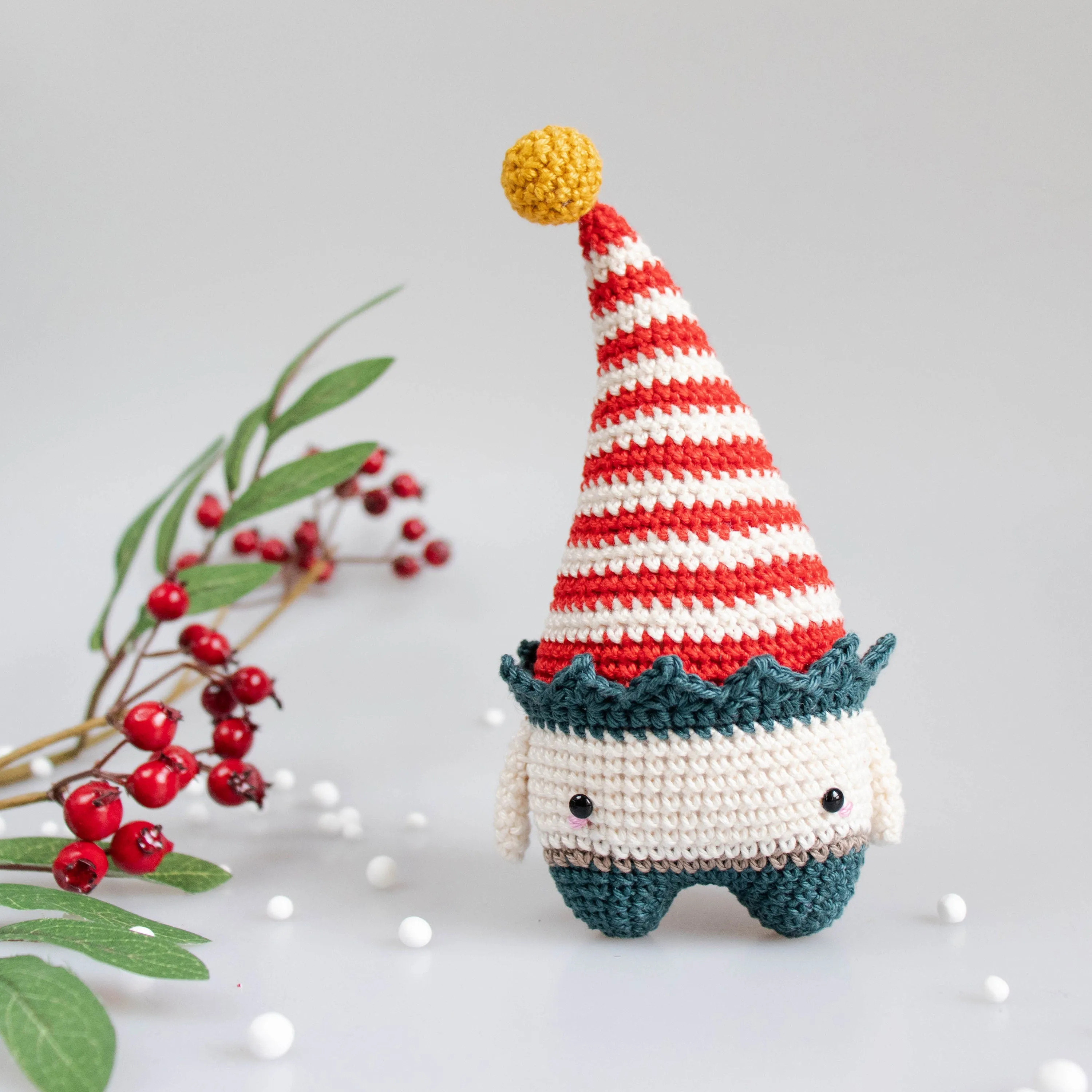 Amigurumi Crochet Kit . Christmas II