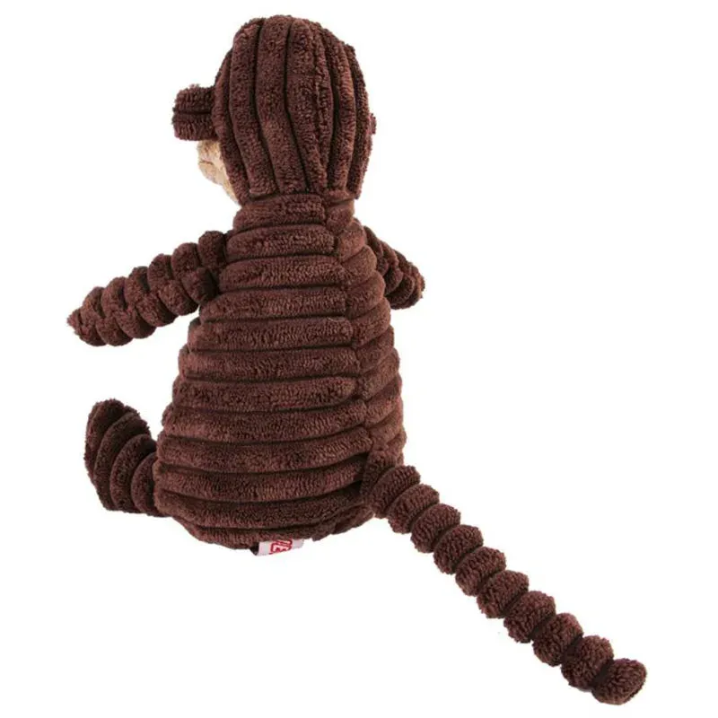 Animal-Shaped Plush Dog Toy – Squeaky, Bite-Resistant & Durable