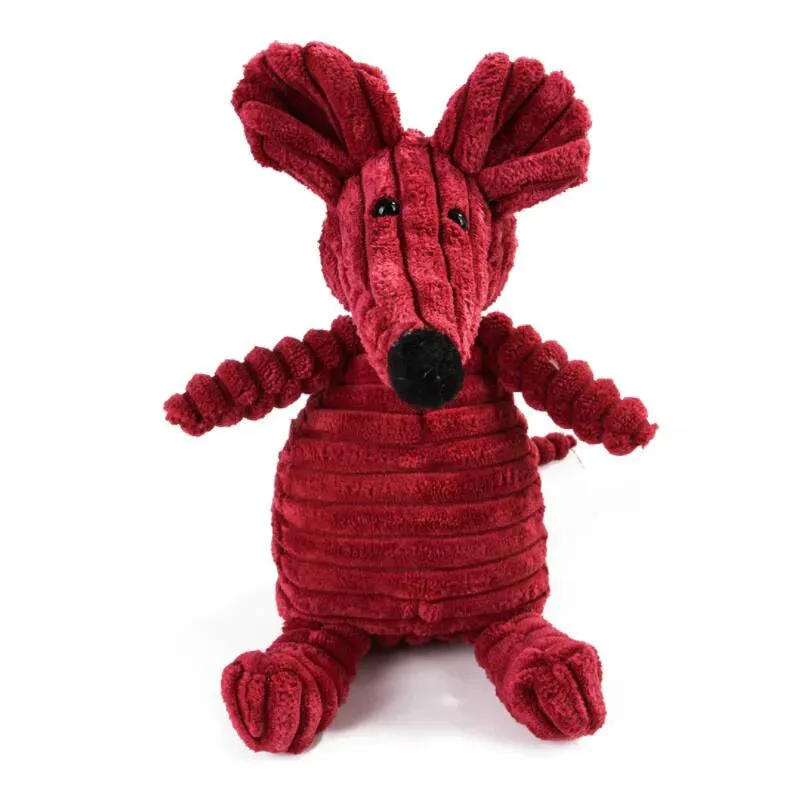 Animal-Shaped Plush Dog Toy – Squeaky, Bite-Resistant & Durable