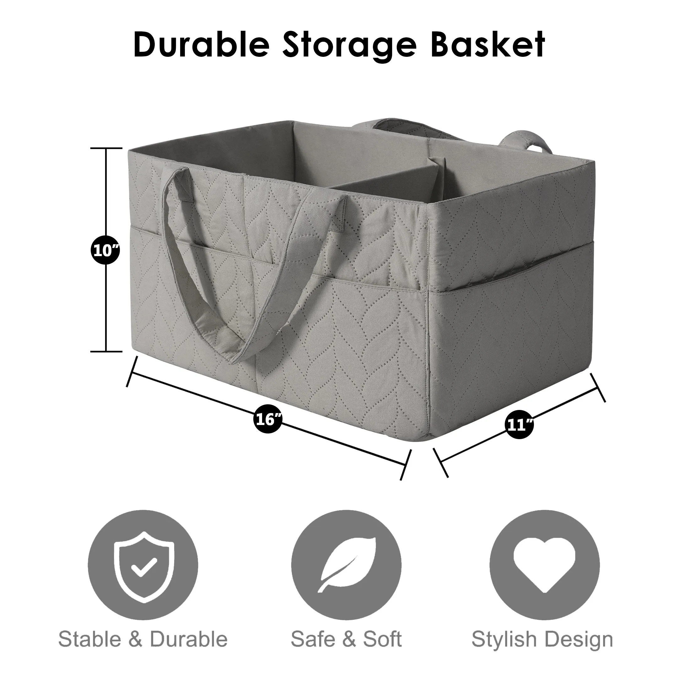 Baby Caddy Organizer Grey