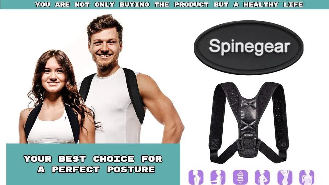 Back, Neck, and Shoulder Support Belt - Posture Corrector