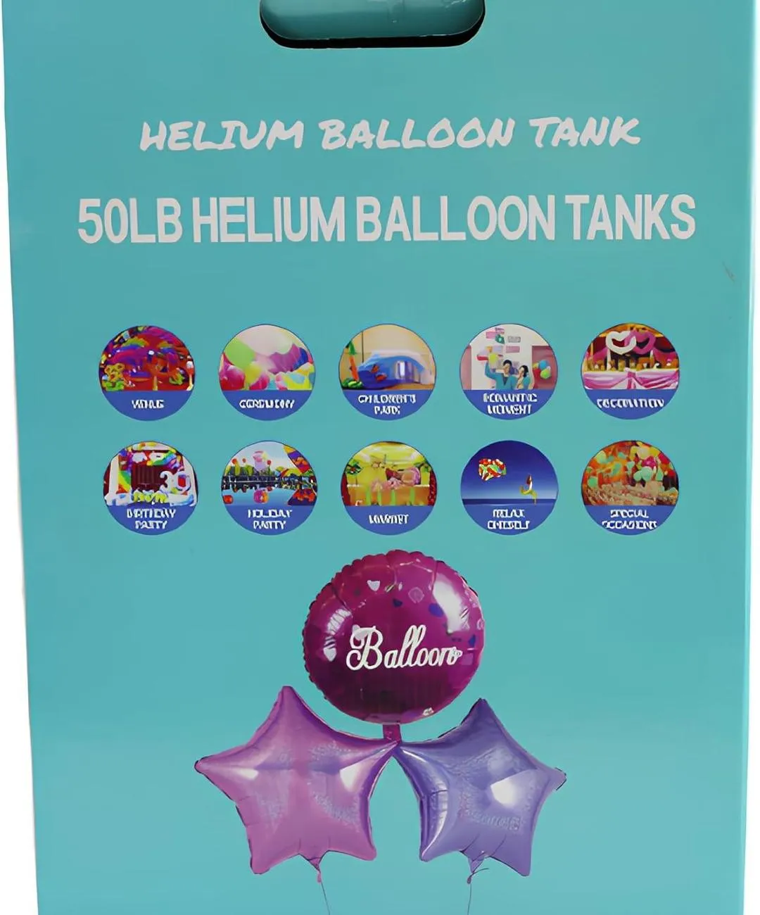 Balloons Helium Tank With Cylinder 22Ltr For 9 inch 100 Pcs Balloons