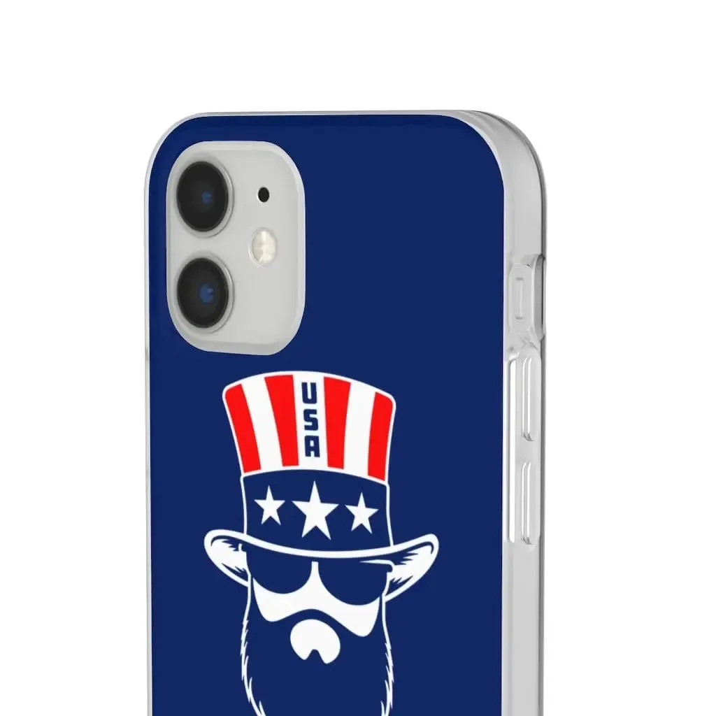 Bearded Patriot Blue Durable Phone Case