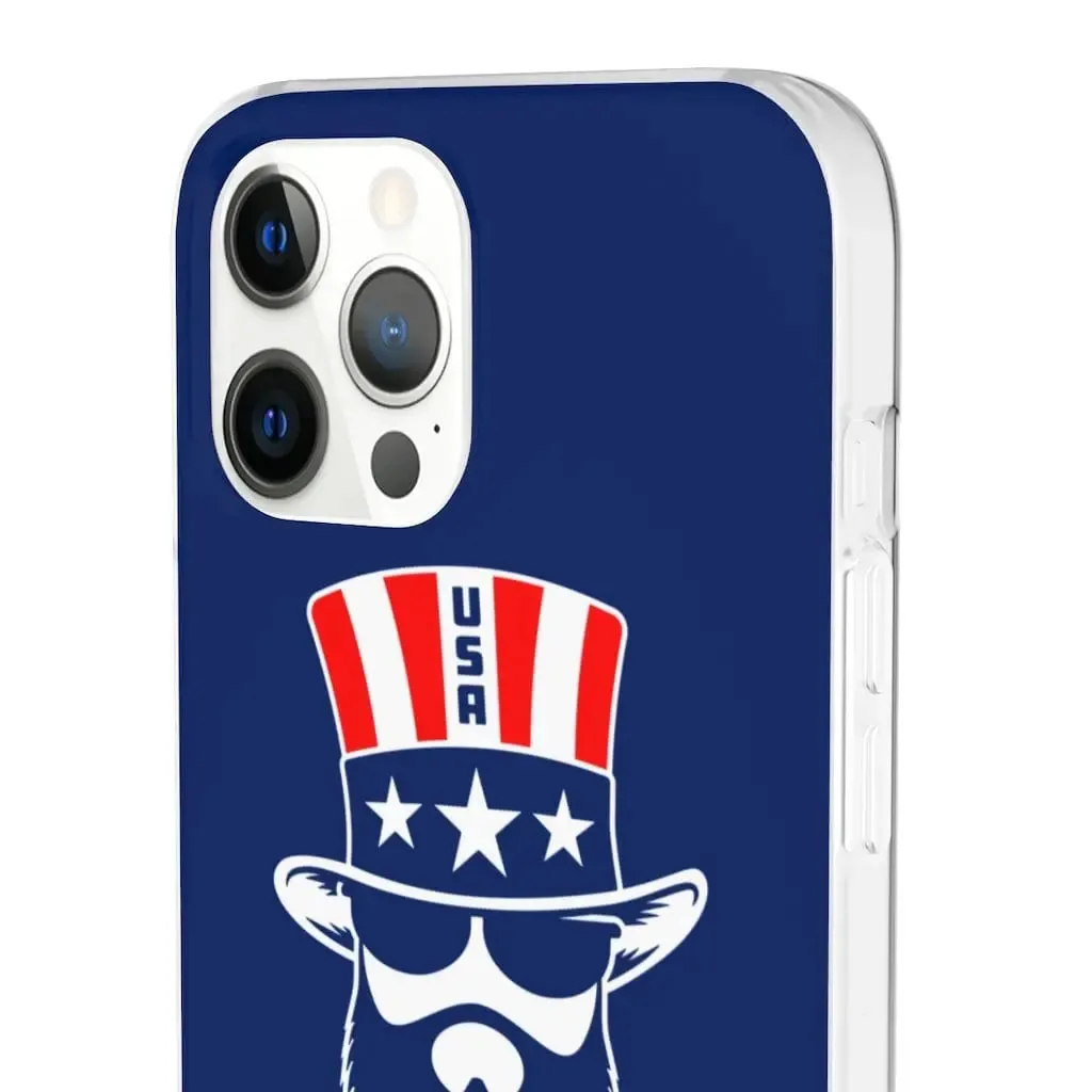 Bearded Patriot Blue Durable Phone Case