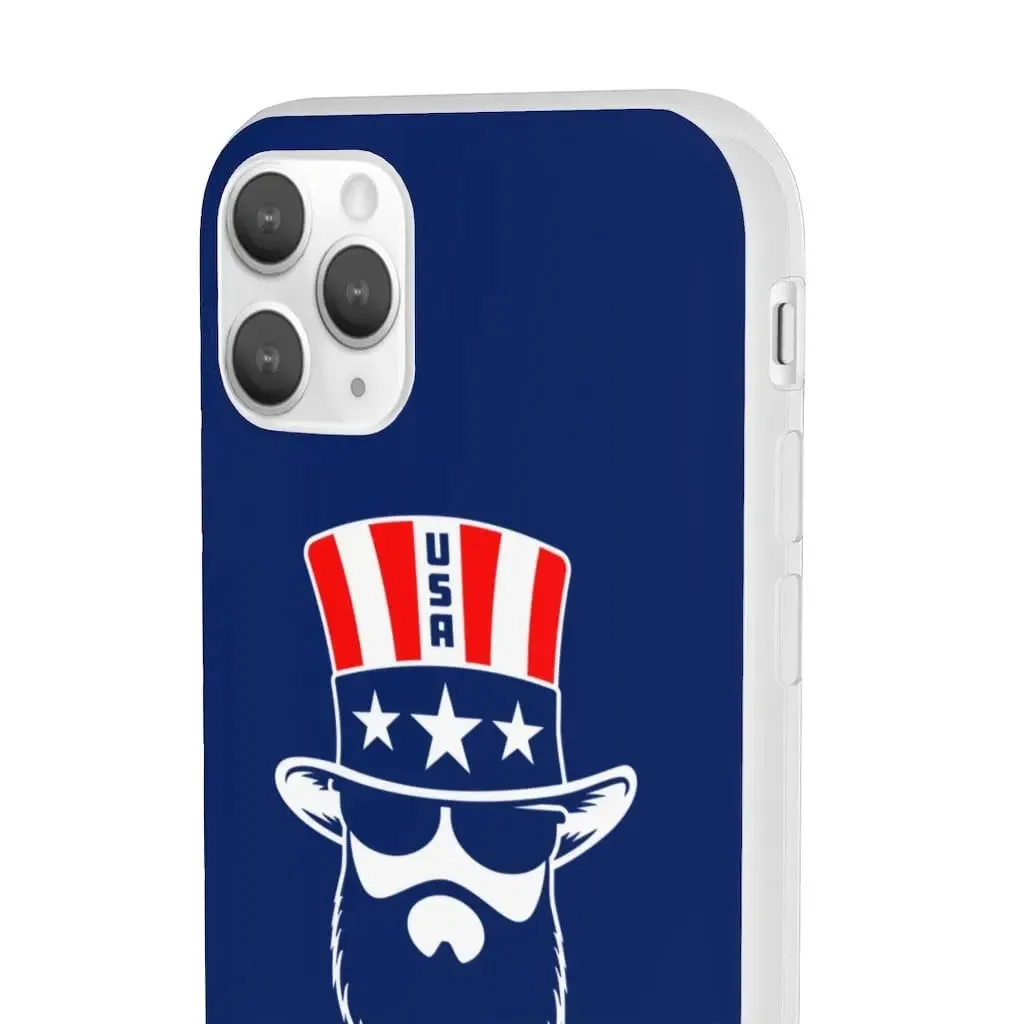 Bearded Patriot Blue Durable Phone Case