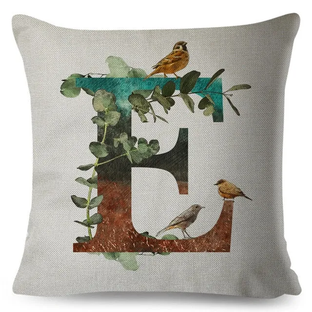 Beautiful Alphabet Pillow Animals