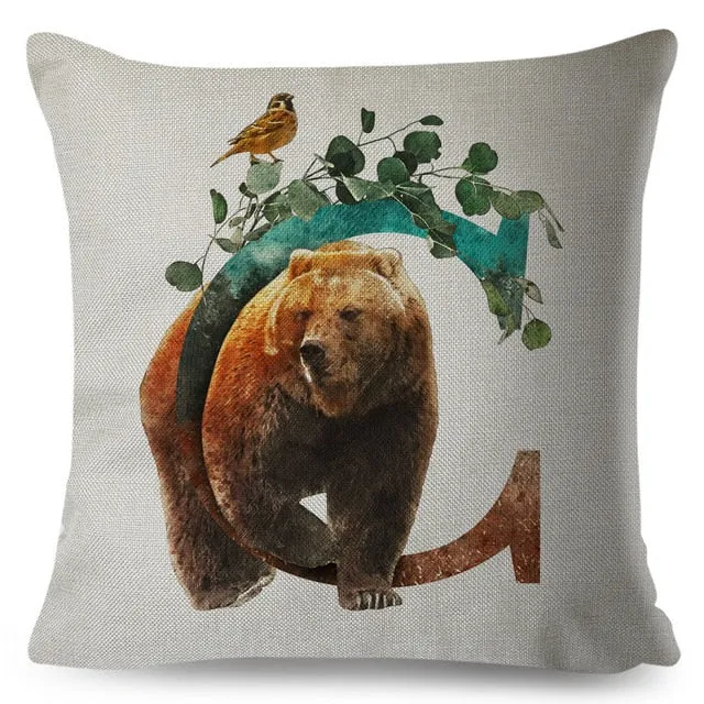 Beautiful Alphabet Pillow Animals