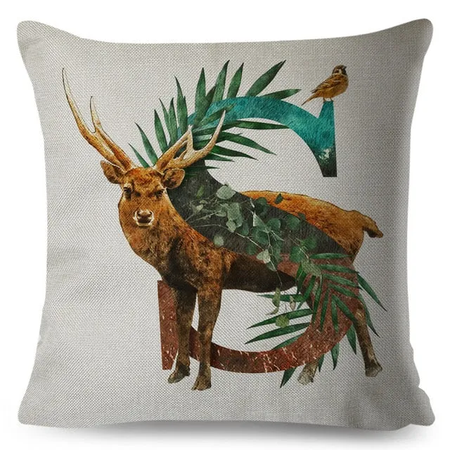 Beautiful Alphabet Pillow Animals