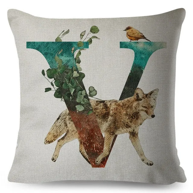 Beautiful Alphabet Pillow Animals