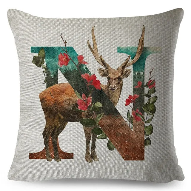 Beautiful Alphabet Pillow Animals