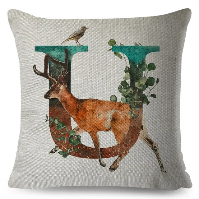 Beautiful Alphabet Pillow Animals