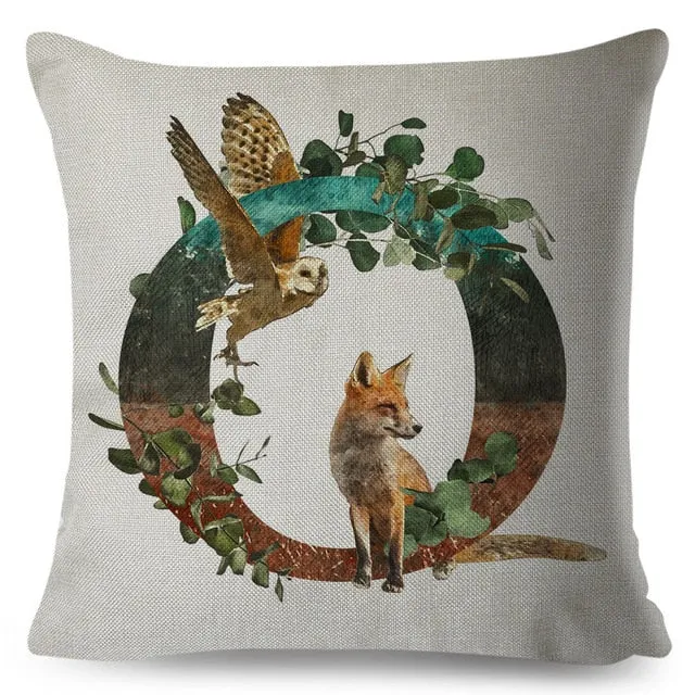 Beautiful Alphabet Pillow Animals