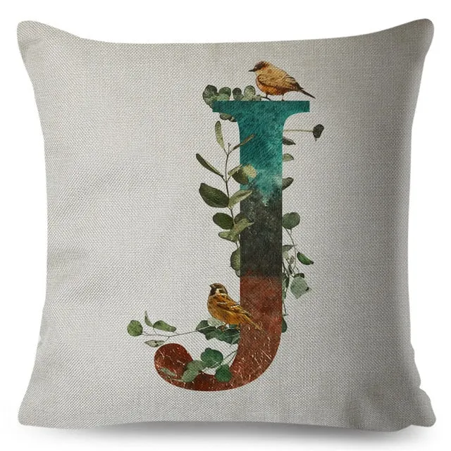 Beautiful Alphabet Pillow Animals