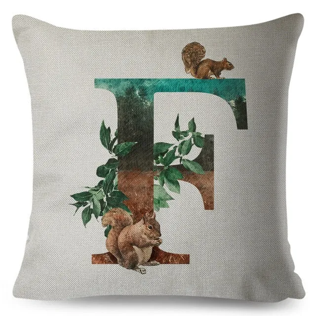 Beautiful Alphabet Pillow Animals