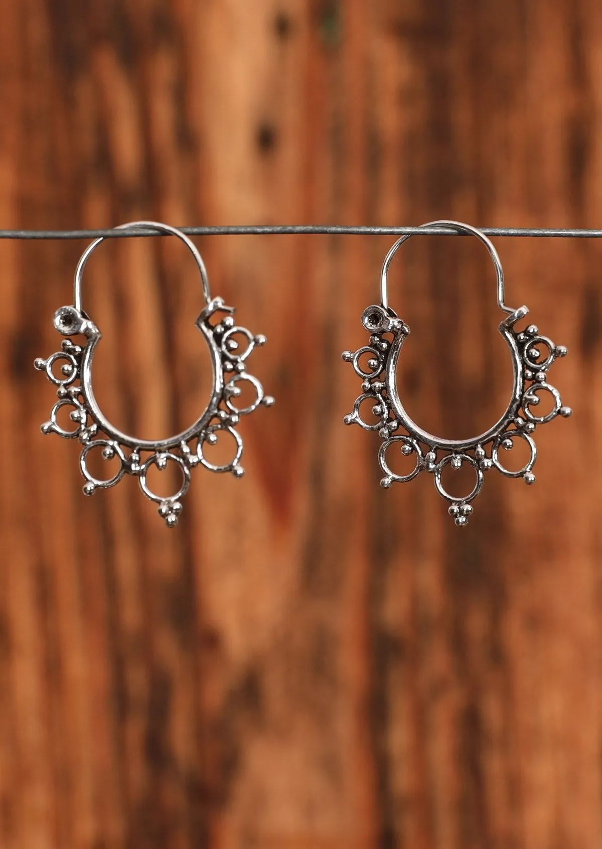 Beautiful Bauble Silver Earrings