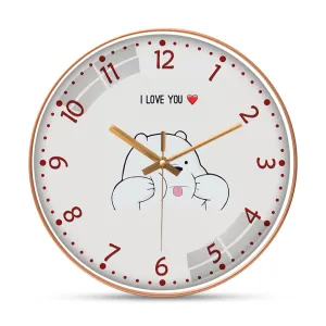 Beautiful bear wall clock