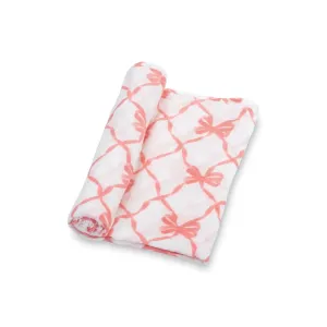 Beautiful Bows Swaddle Blanket