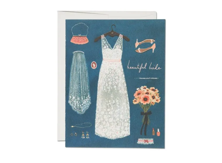 Beautiful Bride Greeting Card