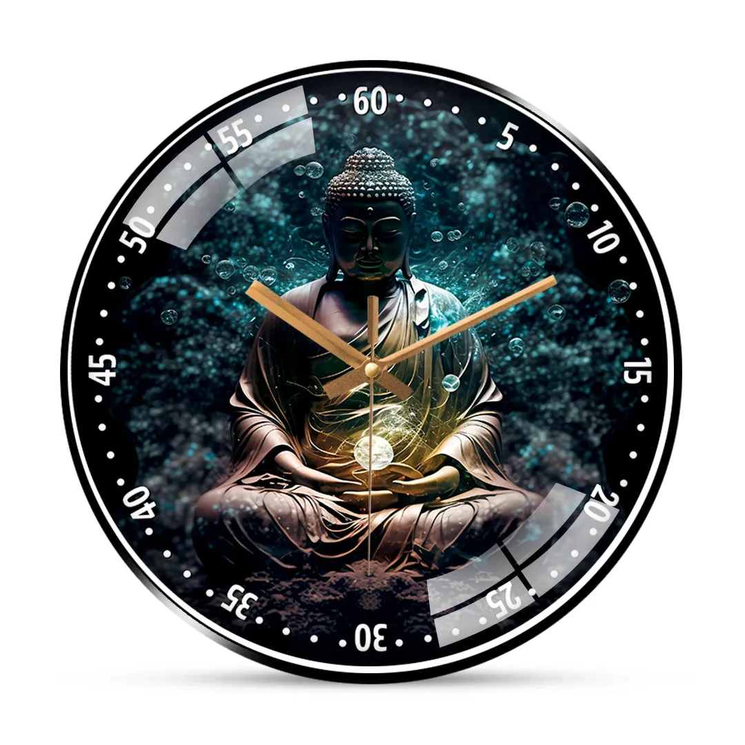 Beautiful buddha wall clock