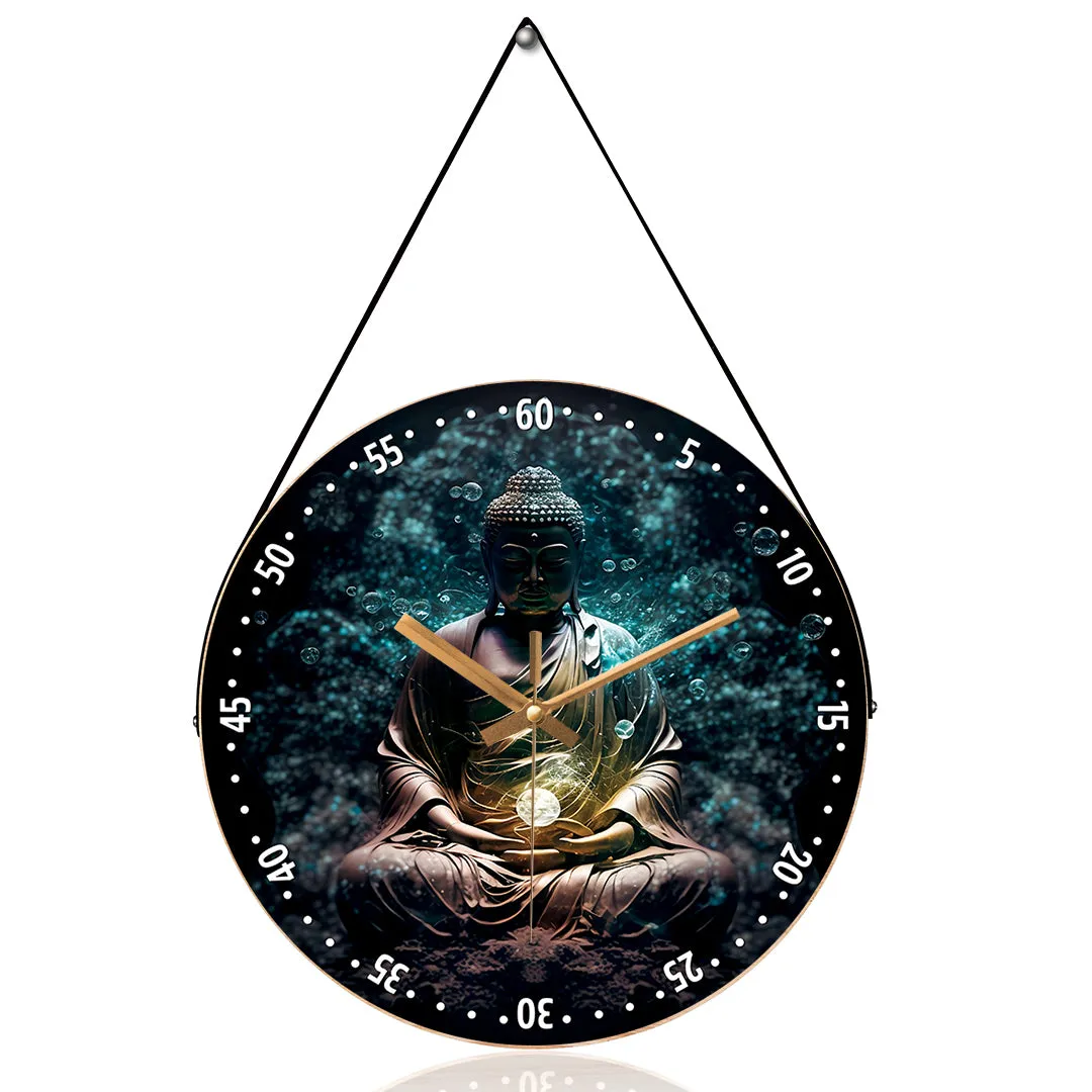 Beautiful buddha wall clock