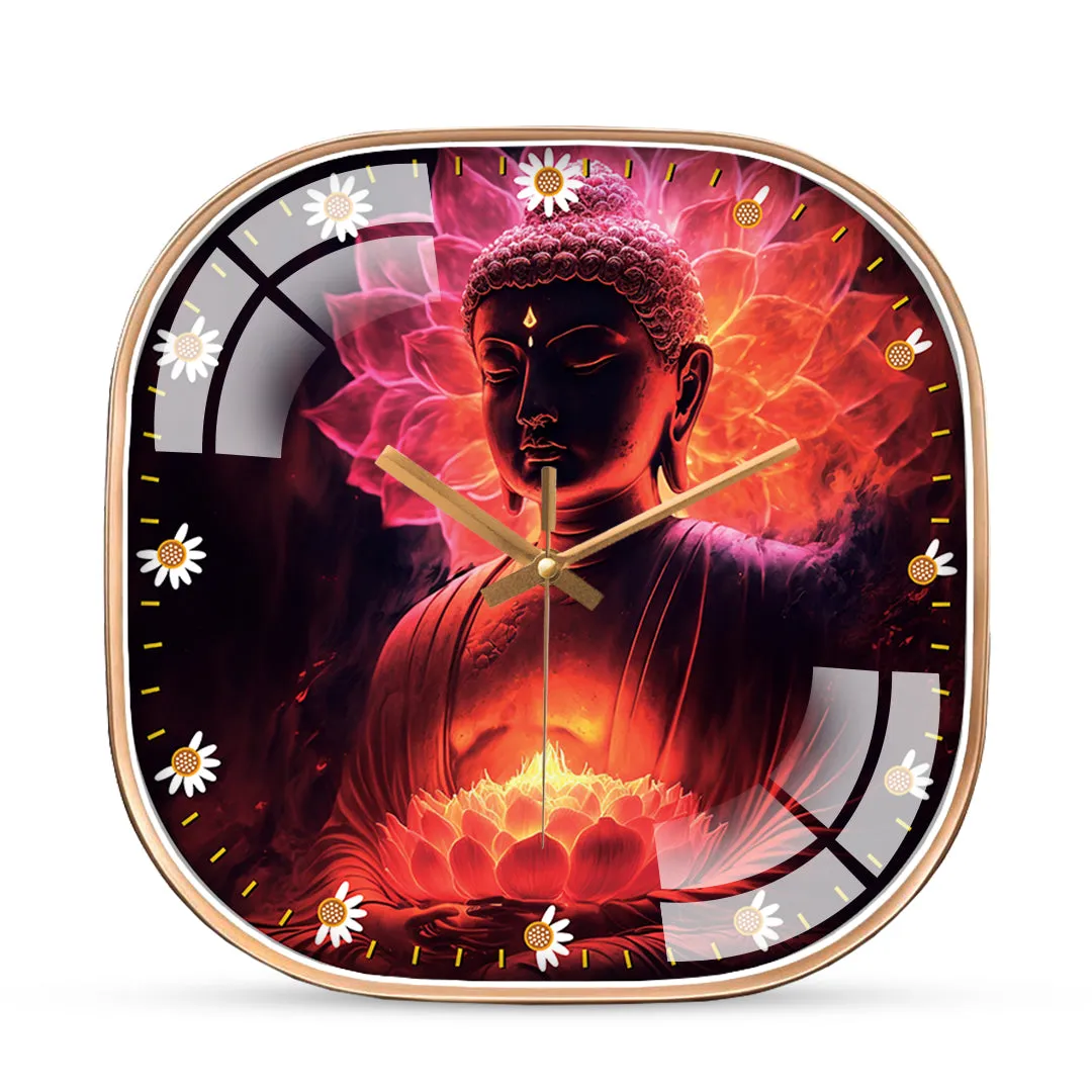 Beautiful buddha wall clock