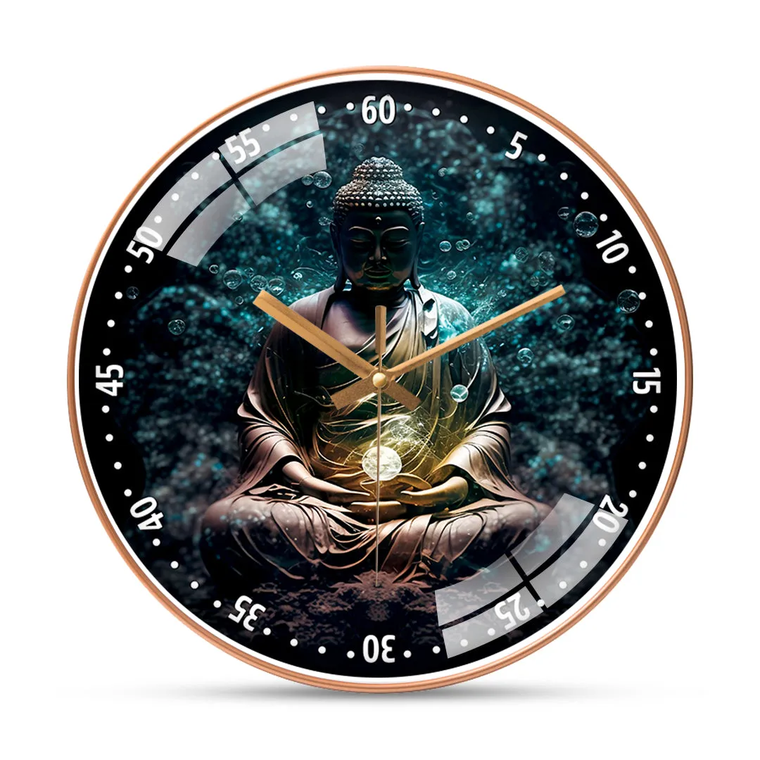 Beautiful buddha wall clock