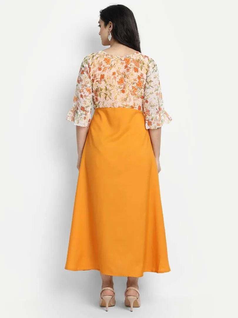 Beautiful Crepe Stitched Kurti