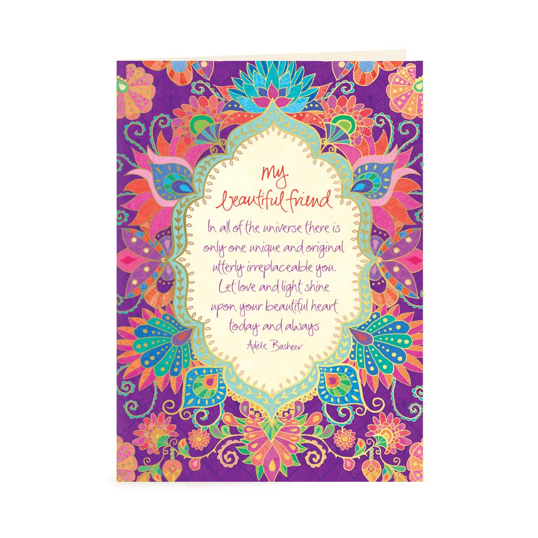 Beautiful Friend Greeting Card