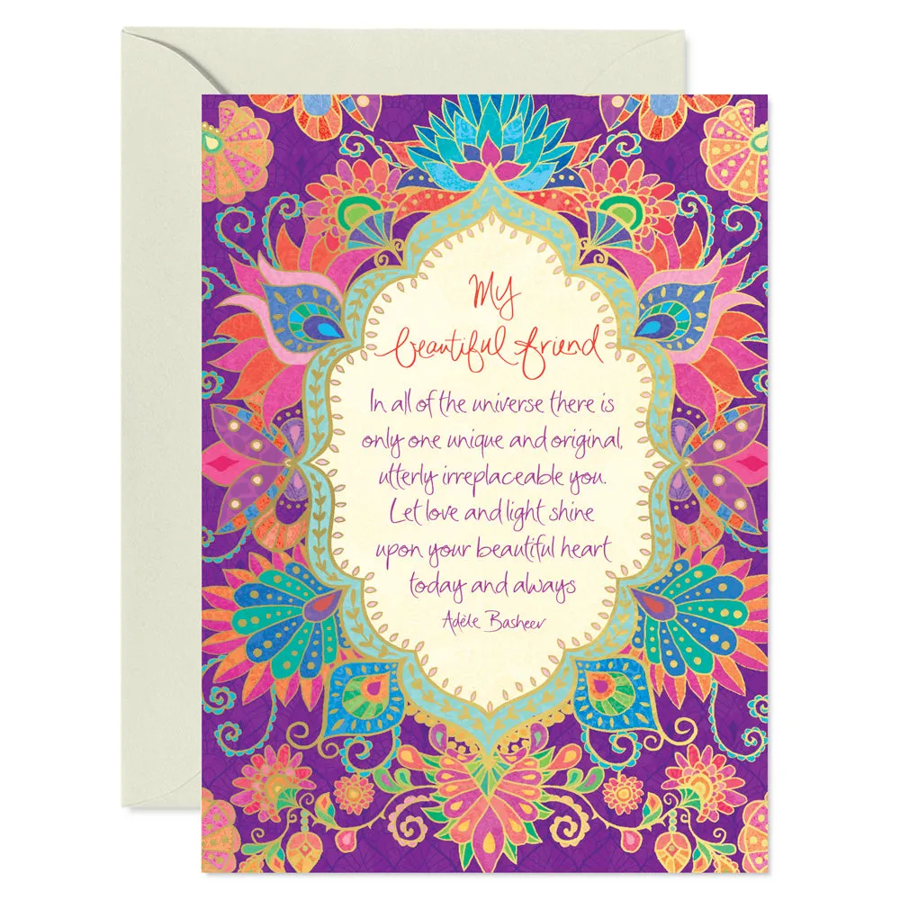 Beautiful Friend Greeting Card