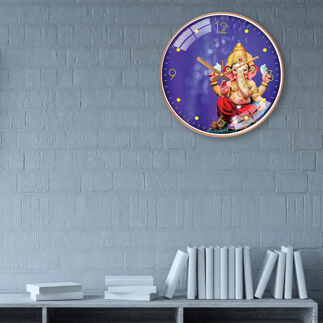 Beautiful ganesha wall clock