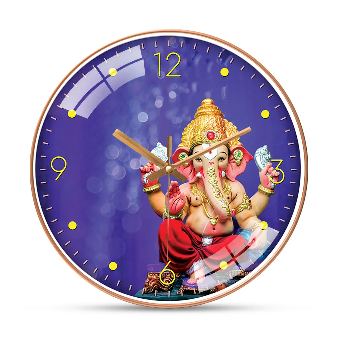 Beautiful ganesha wall clock