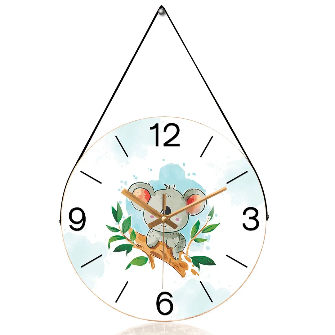 Beautiful koala wall clock