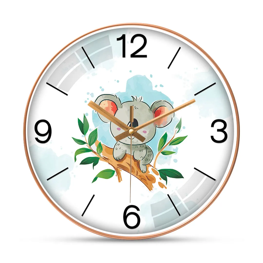 Beautiful koala wall clock