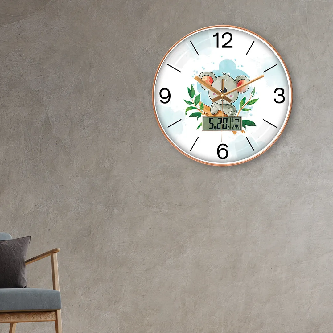 Beautiful koala wall clock