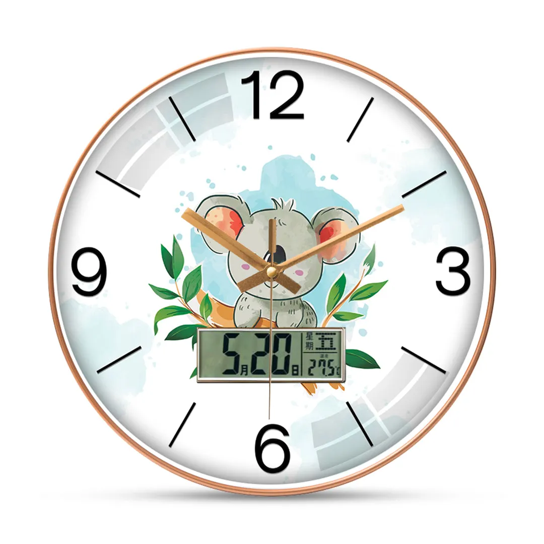 Beautiful koala wall clock