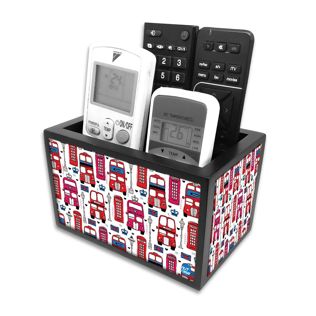 Beautiful Remote Control Holder Organizer For TV / AC Remotes -  London Travel