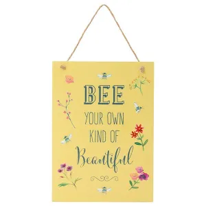 Bee Happy Beautiful Wall Plaque