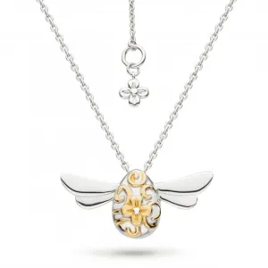 Blossom Flyte Honey Bee Gold Rhodium 18" Necklace 90338GRP