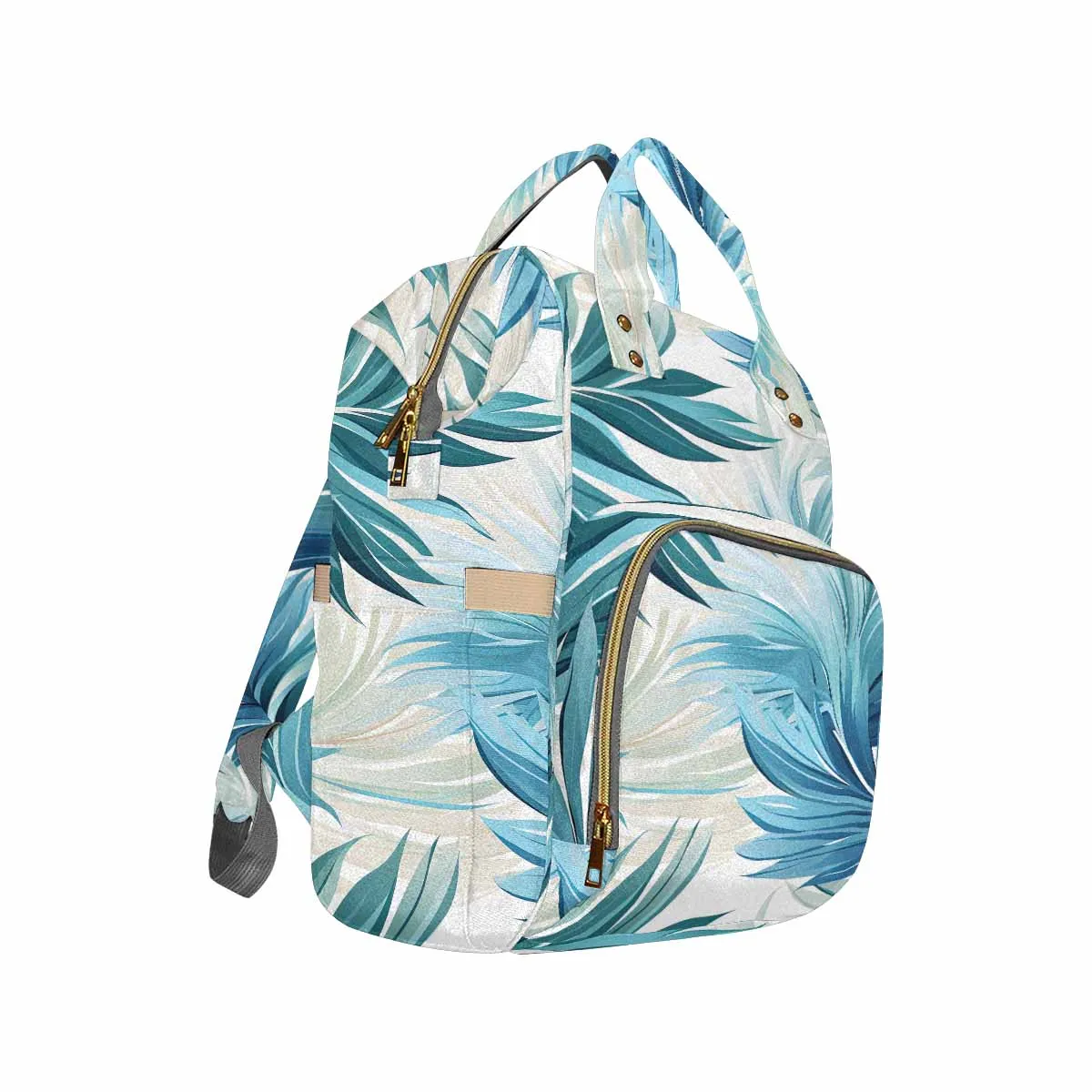 Blue Palms  Diaper Bag Backpack