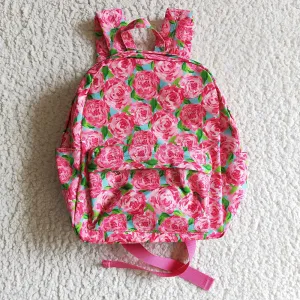 Boutique Baby Girls Backpack Rose Flower Print Girls Bags BA0022